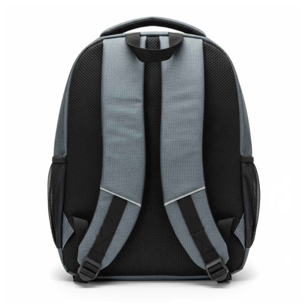 MORRAL LONA PORTATIL CON REFLECTIVO GRIS