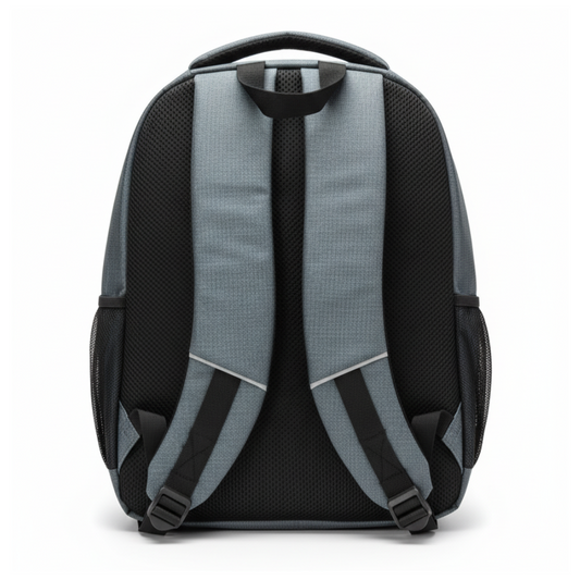 MORRAL LONA PORTATIL CON REFLECTIVO GRIS