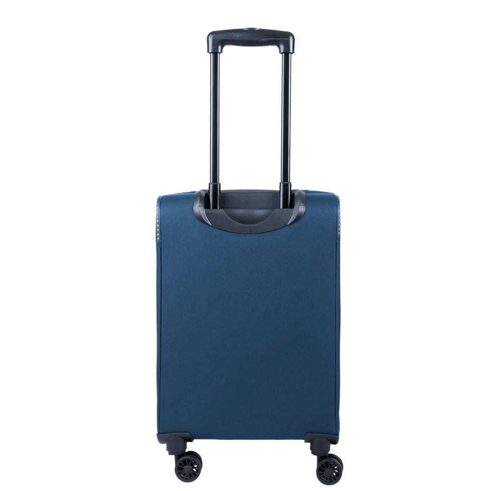 Bahia Spinner 20" Expandible en color azul, capacidad 12 Kg. - Mundobags