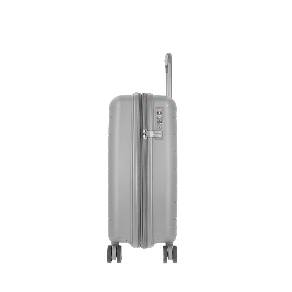 Maleta de cabina Aerolux plateada - Mundobags