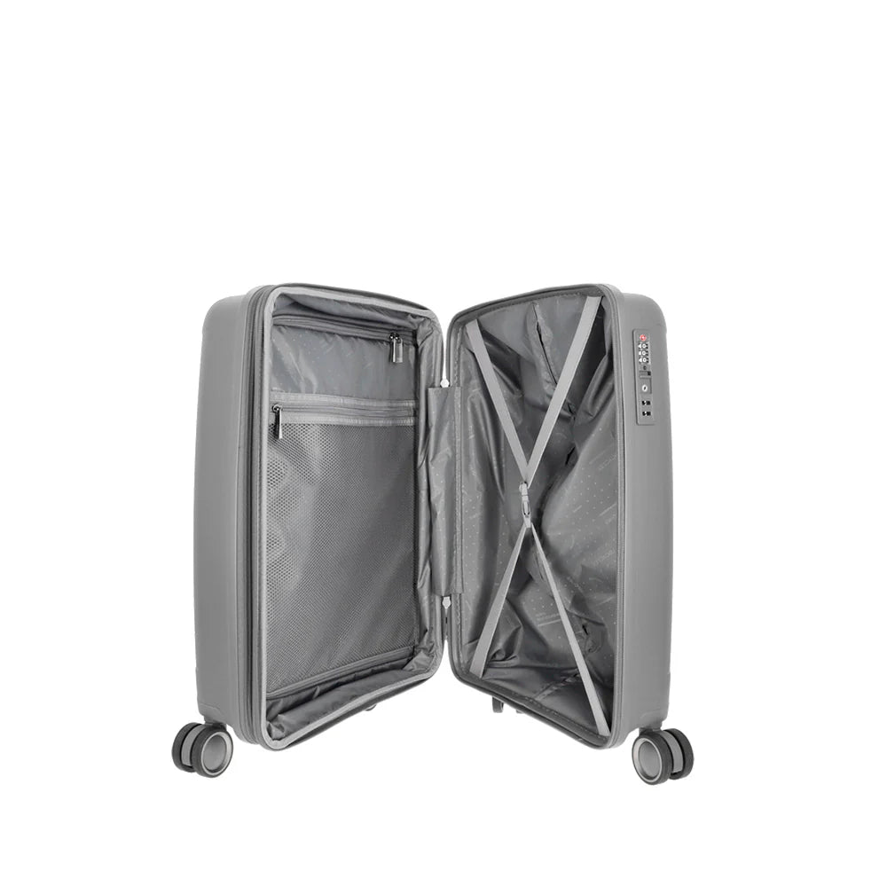Maleta de cabina Aerolux plateada - Mundobags