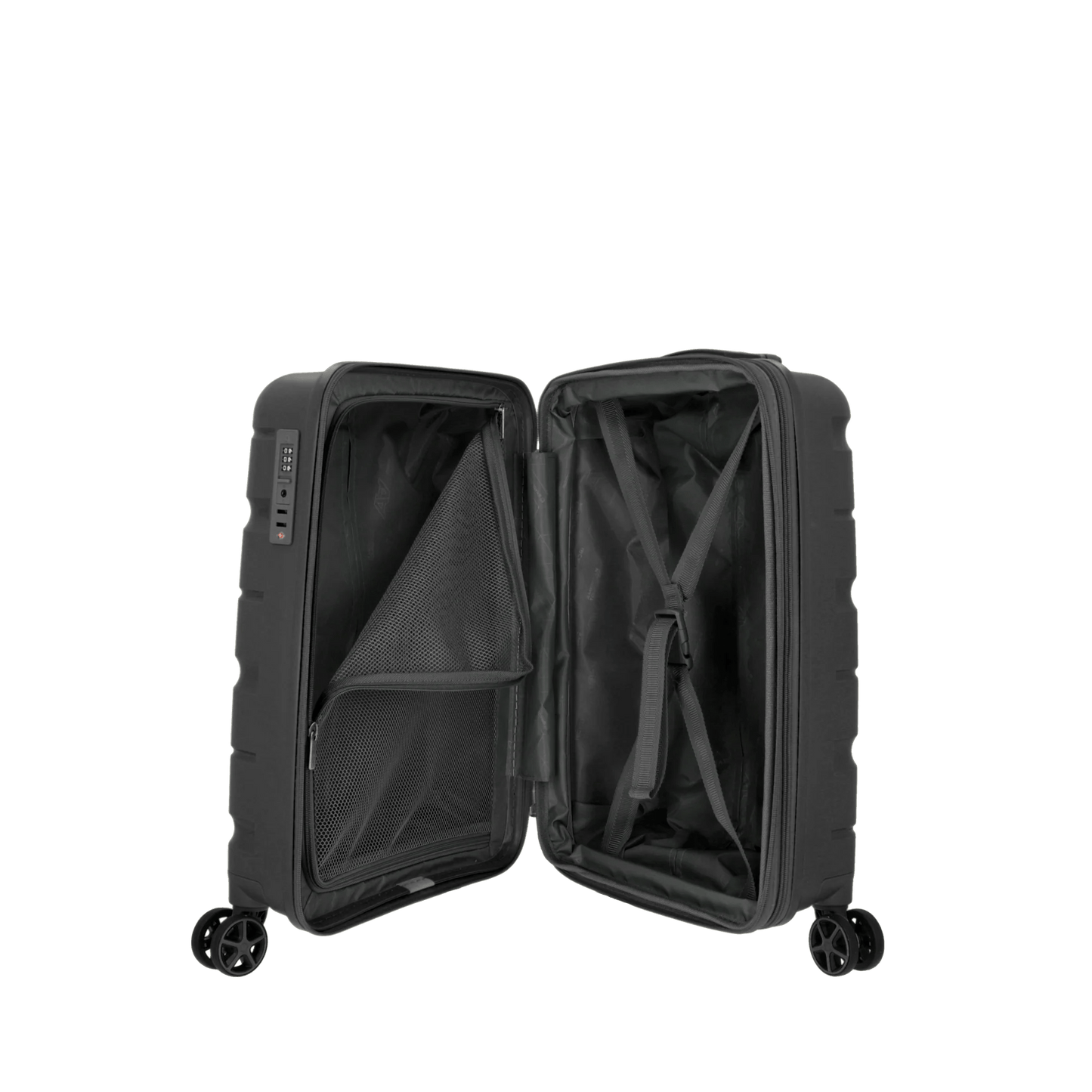 Maleta de cabina Aspen 20" capacidad de 12 Kg Negra - Mundobags