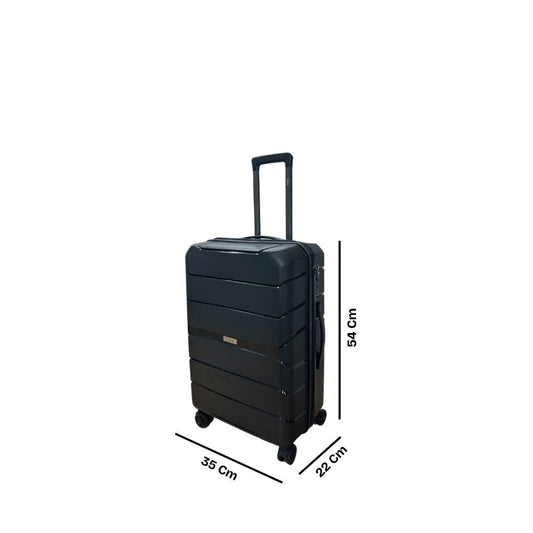 Maleta de Polipropileno LLG 12 Kg - Color Negro, Equipaje de Mano - Mundobags
