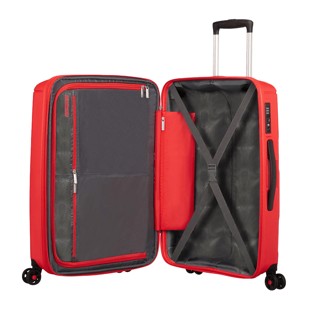 Maleta SUNSIDE 24" Con capacidad de 20 Kg Roja - Mundobags