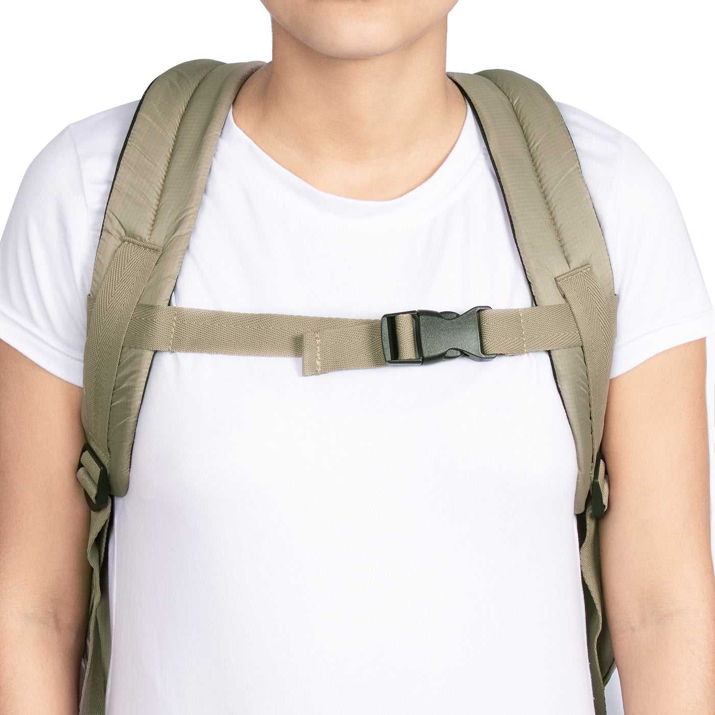 Morral Cabina Tapa Citybags Beige - Mundobags