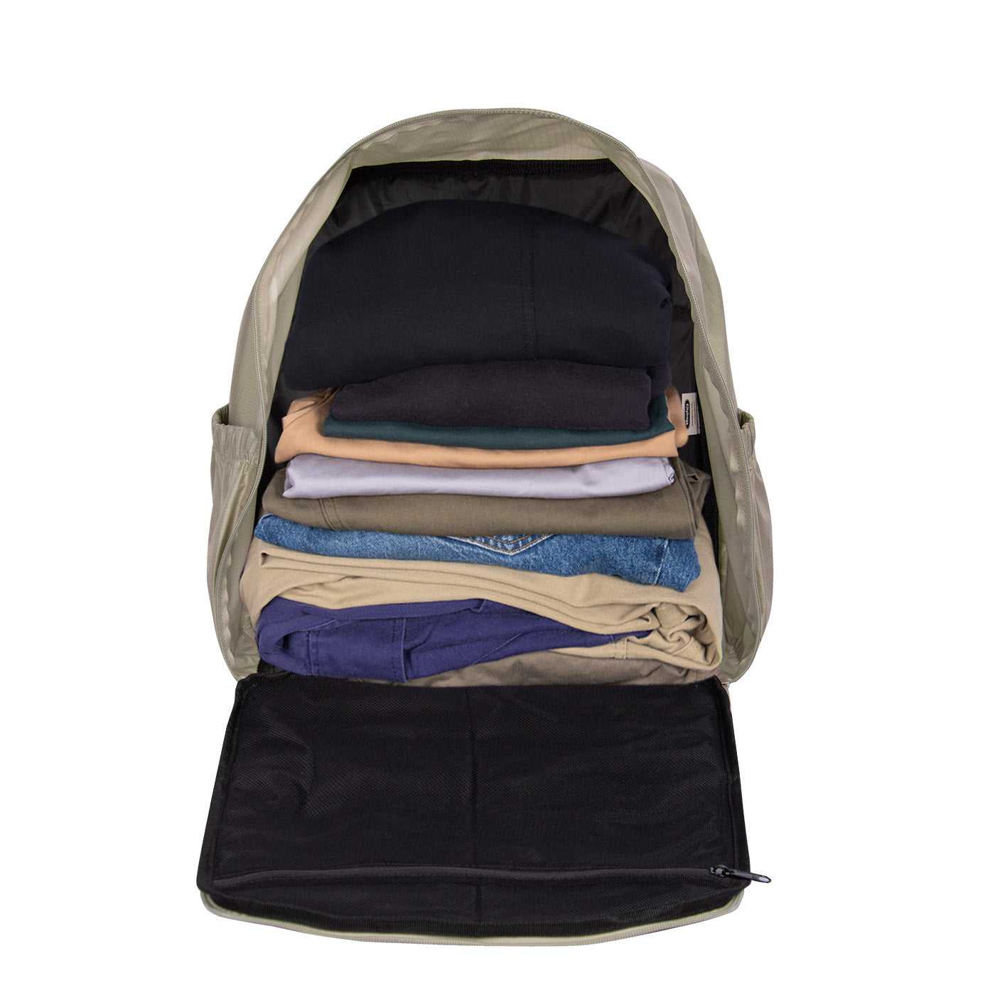 Morral Cabina Tapa Citybags Beige - Mundobags
