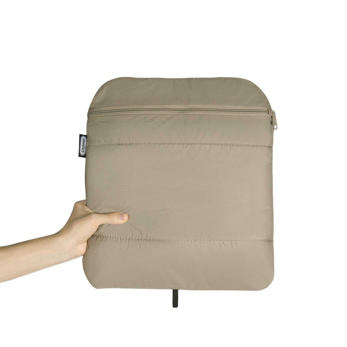 Morral Cabina Tapa Citybags Beige - Mundobags