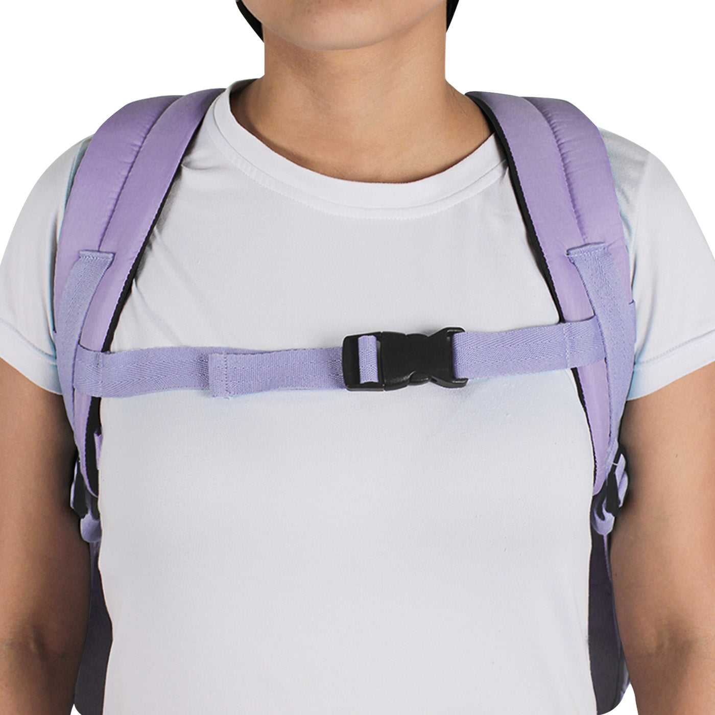 Morral Cabina Tapa Citybags Morado Lila - Mundobags