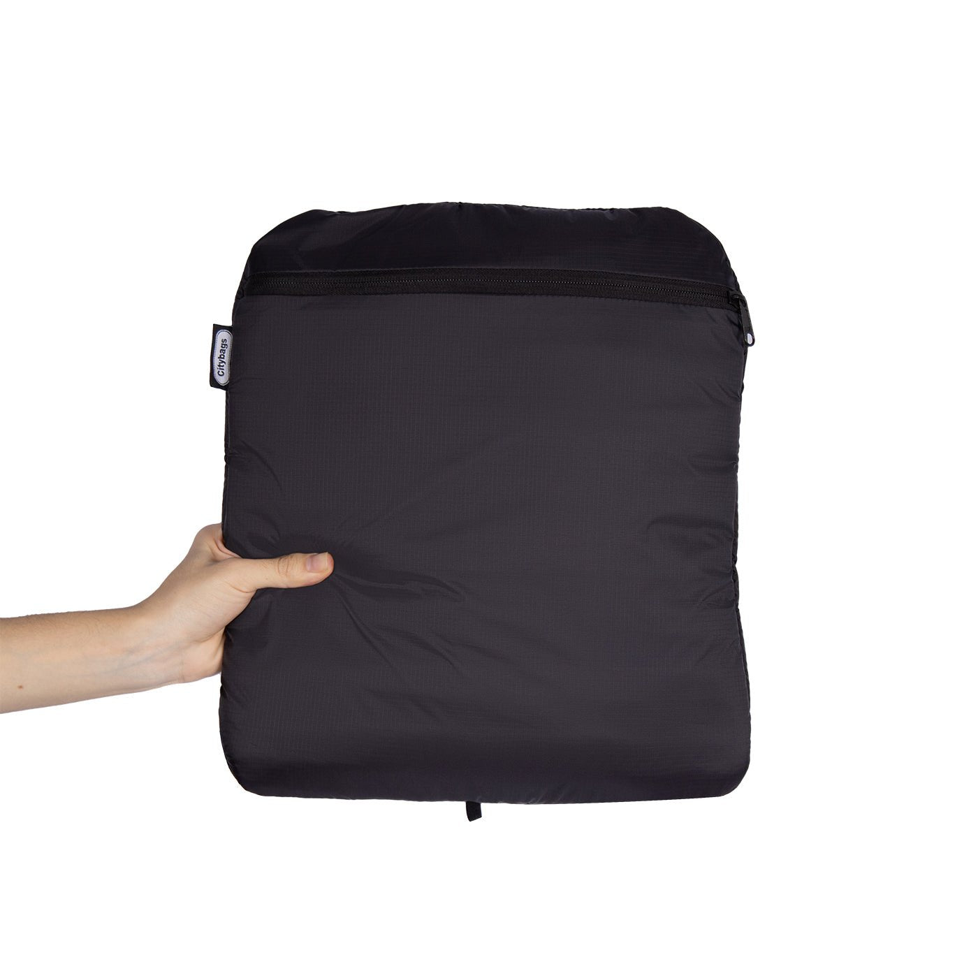 Morral Cabina Tapa Citybags Negro - Mundobags