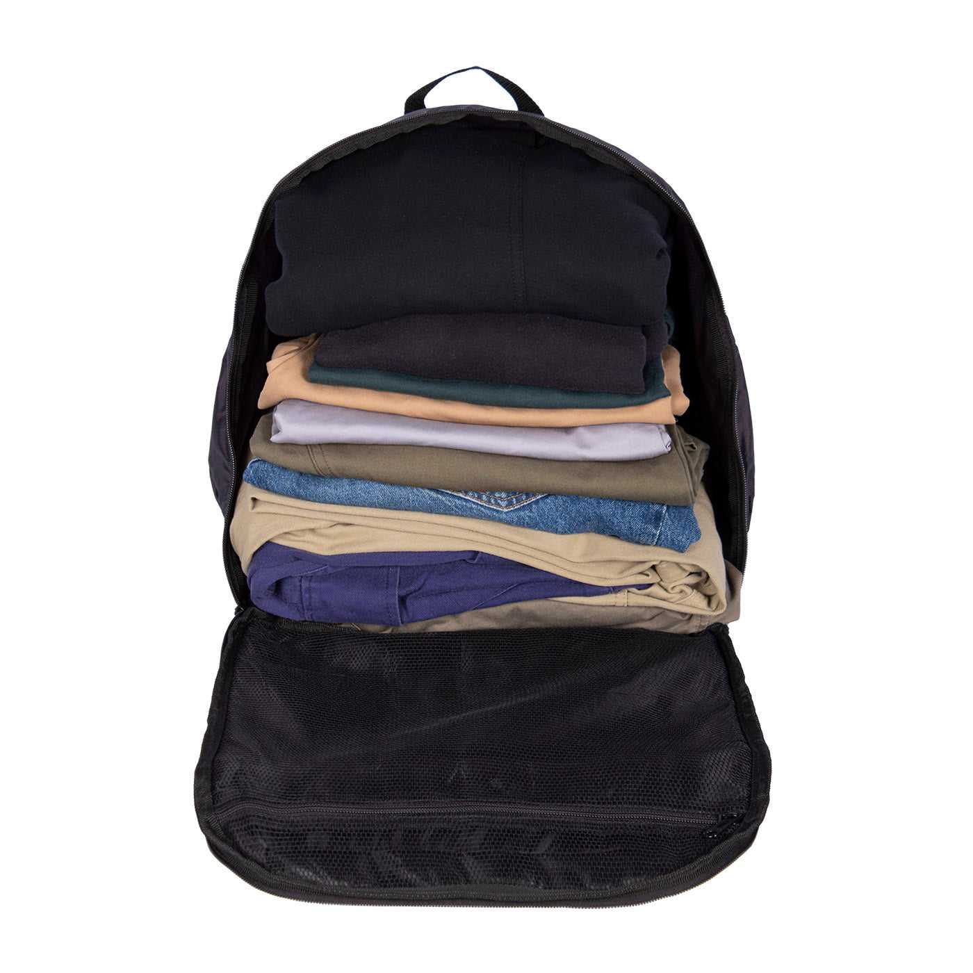 Morral Cabina Tapa Citybags Negro - Mundobags