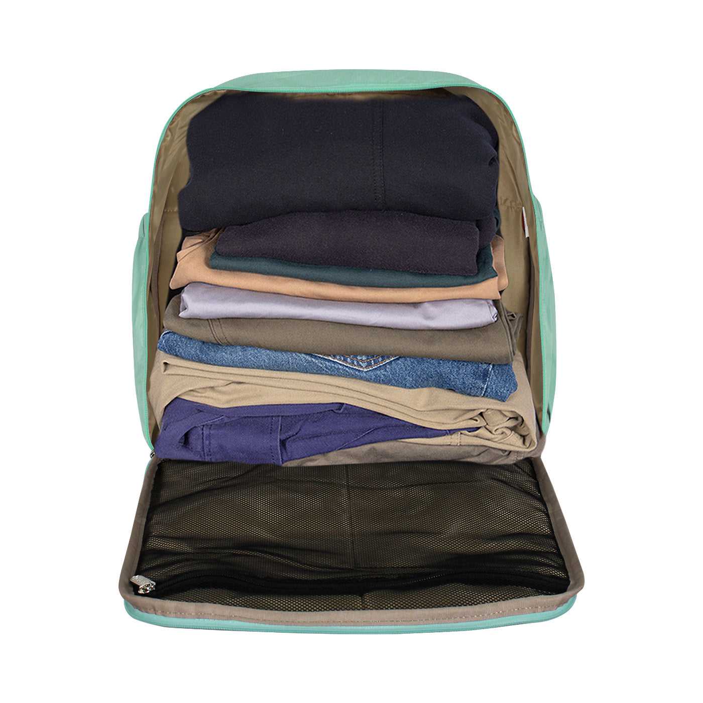 Morral Cabina Tapa Citybags Verde Menta - Mundobags
