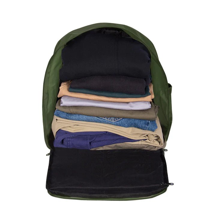 Morral Cabina Tapa Citybags Verde Militar - Mundobags