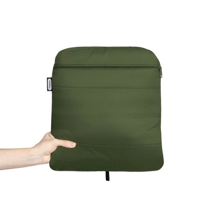 Morral Cabina Tapa Citybags Verde Militar - Mundobags