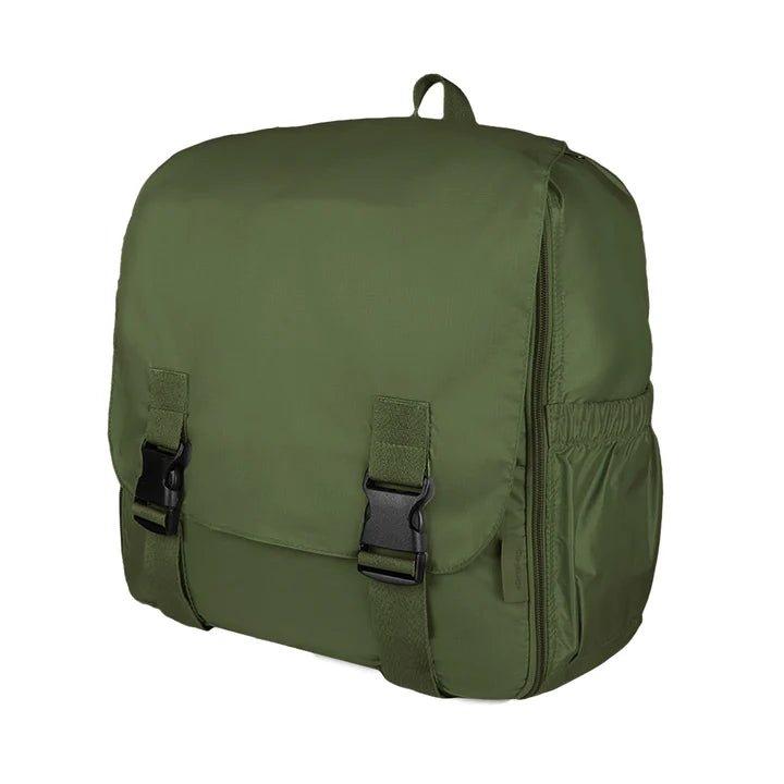 Morral Cabina Tapa Citybags Verde Militar - Mundobags