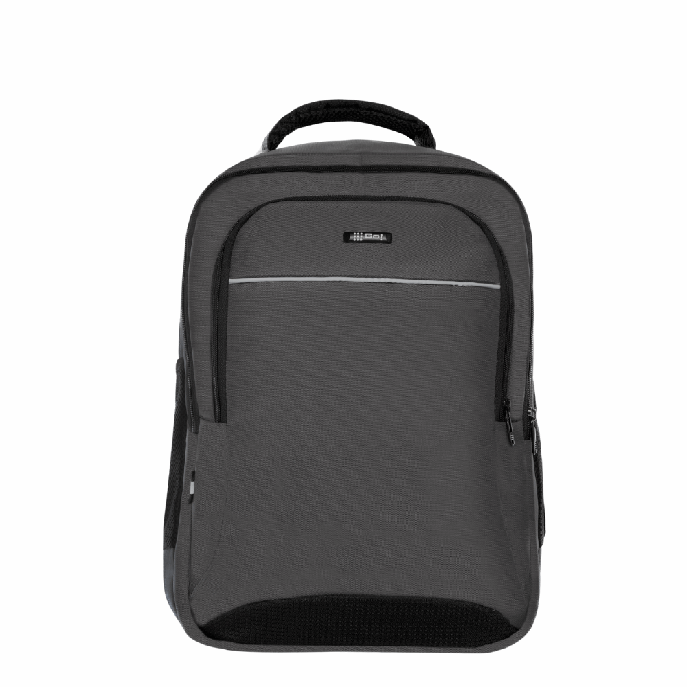 MORRAL LONA PORTATIL CON REFLECTIVO GRIS - Mundobags