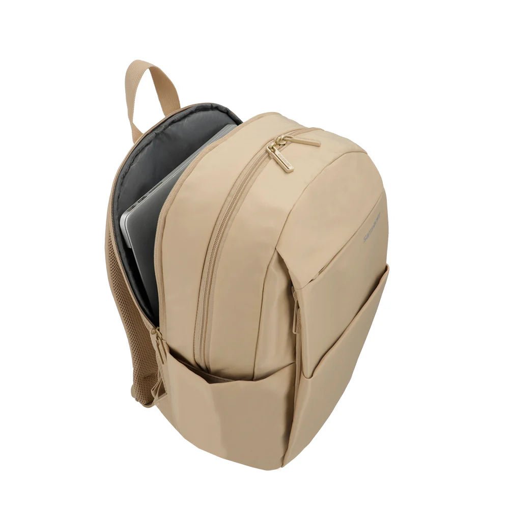 Morral para laptop 15" Reformation Bel - Air beige - Mundobags