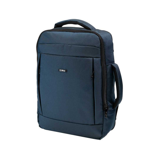 Morral Viajero con Expansión - Color Azul Oscuro - Mundobags