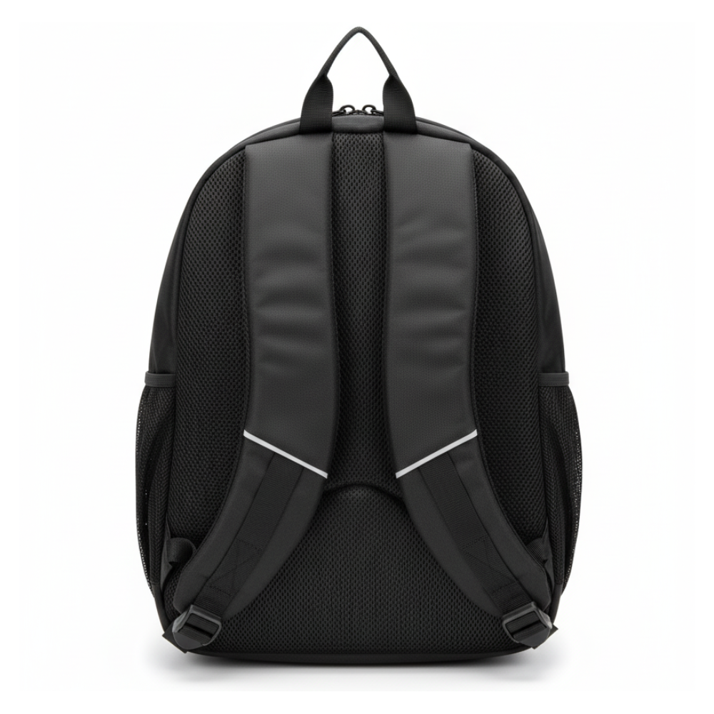MORRAL LONA PORTATIL CON REFLECTIVO NEGRO