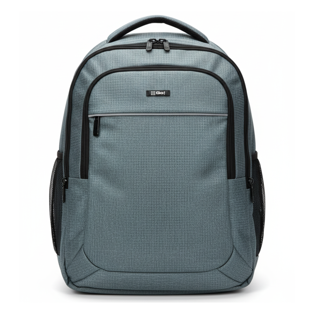 MORRAL LONA PORTATIL CON REFLECTIVO GRIS