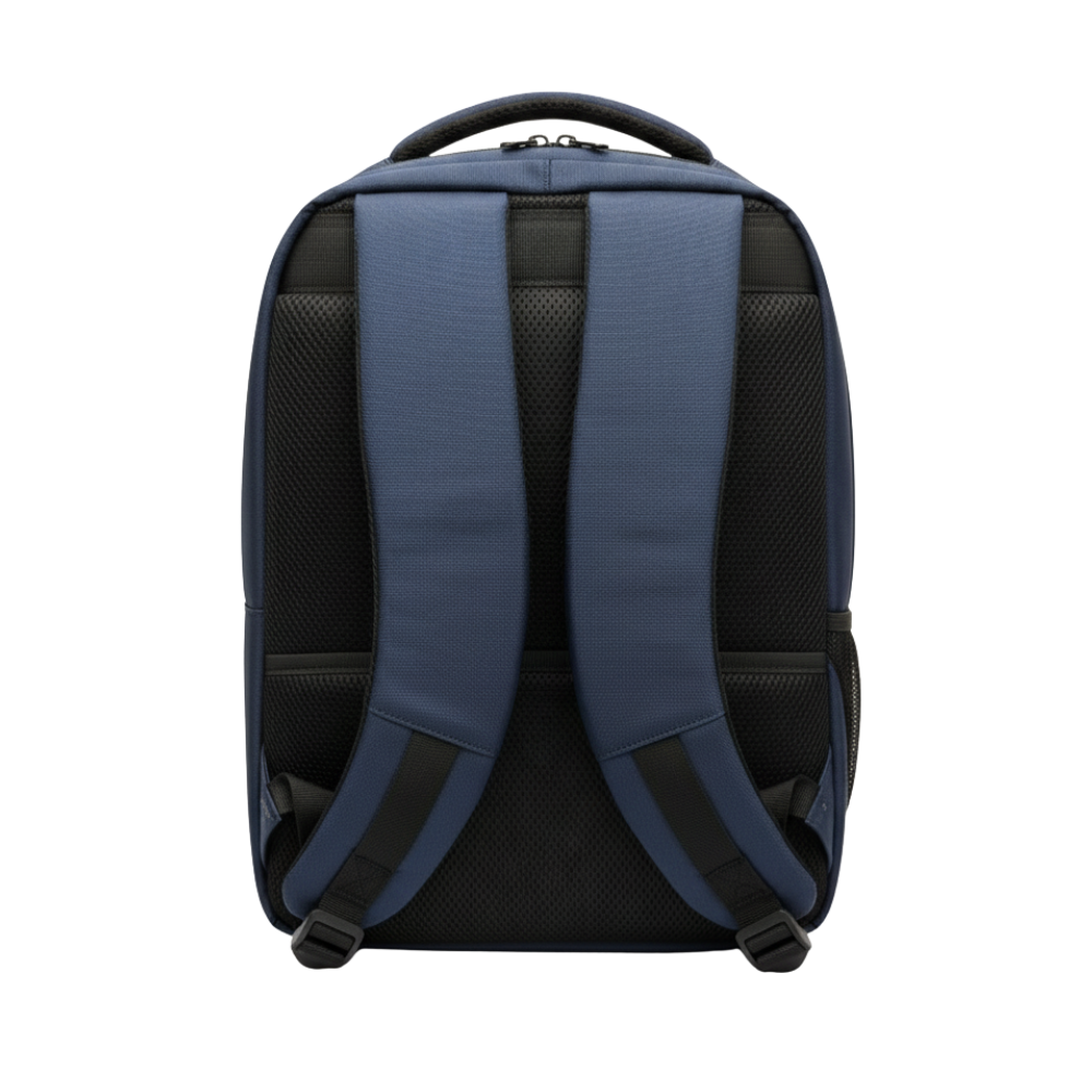 MORRAL LONA 3 COMPARTIMIENTOS APLIQUE SINTETICO AZUL OSCURO