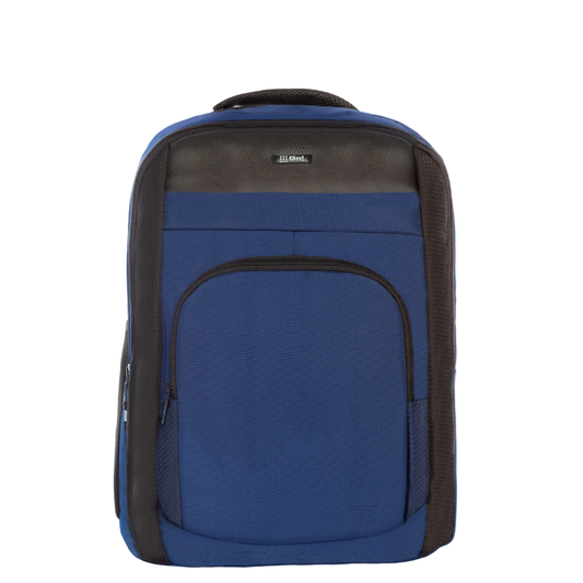 MORRAL LONA 2 COMPARTIMIENTOS APLIQUE SINTETICO AZUL OSCURO