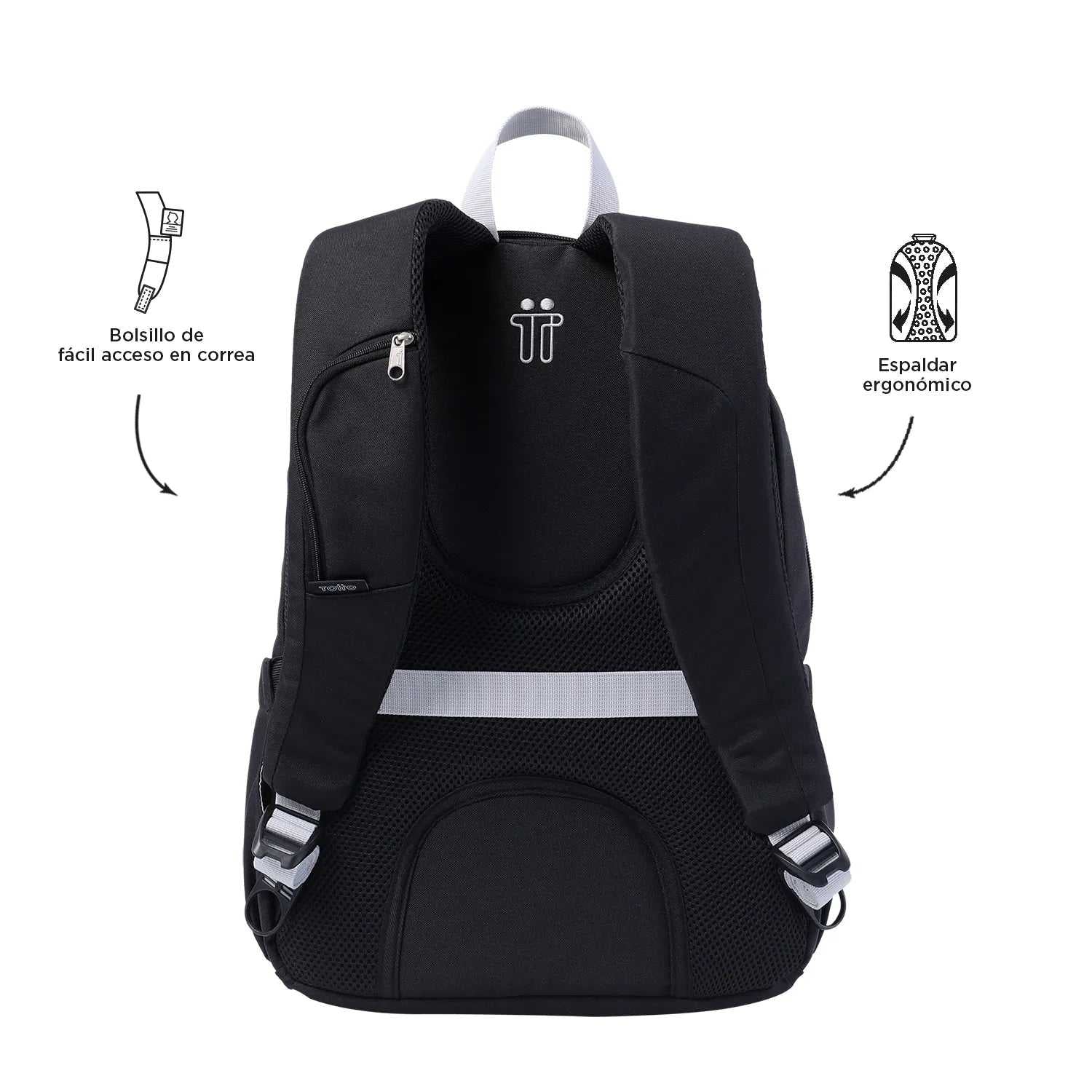 Morral Ejecutivo Porta PC 14" Goctal 2.0 Negro Unisex
