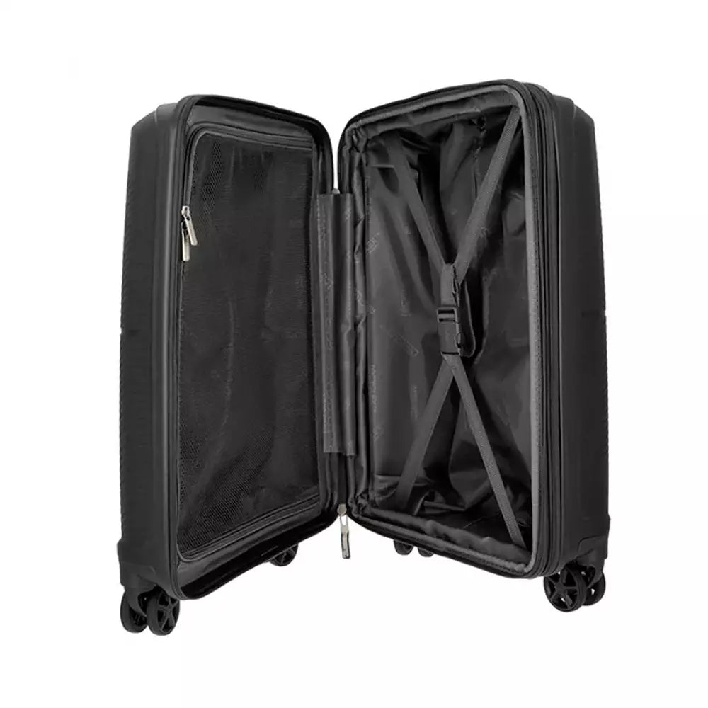Maleta American Tourister Kyoto 20" Negro Polipropileno - Mundobags