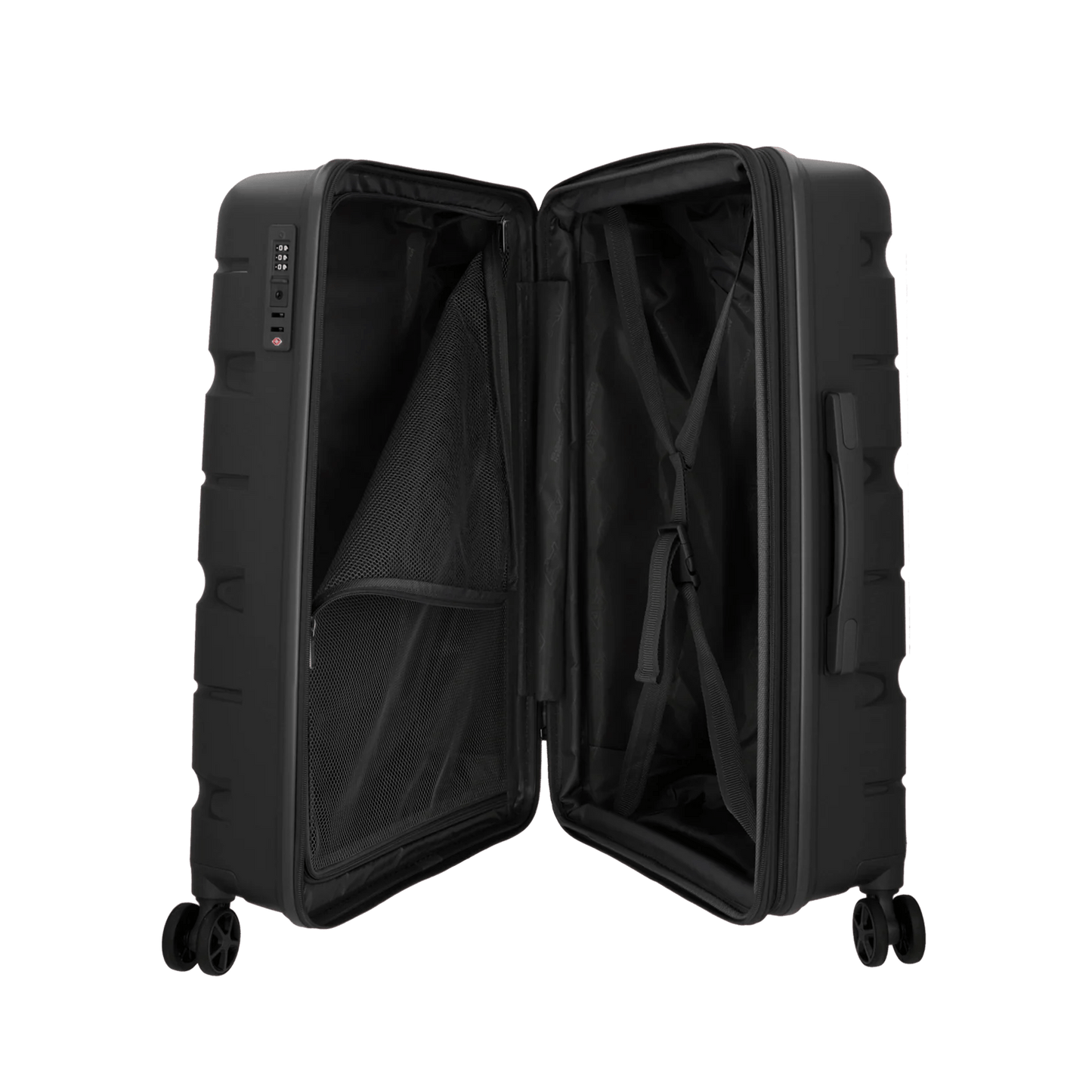 Maleta Aspen 28" capacidad de 23 Kg Negra - Mundobags