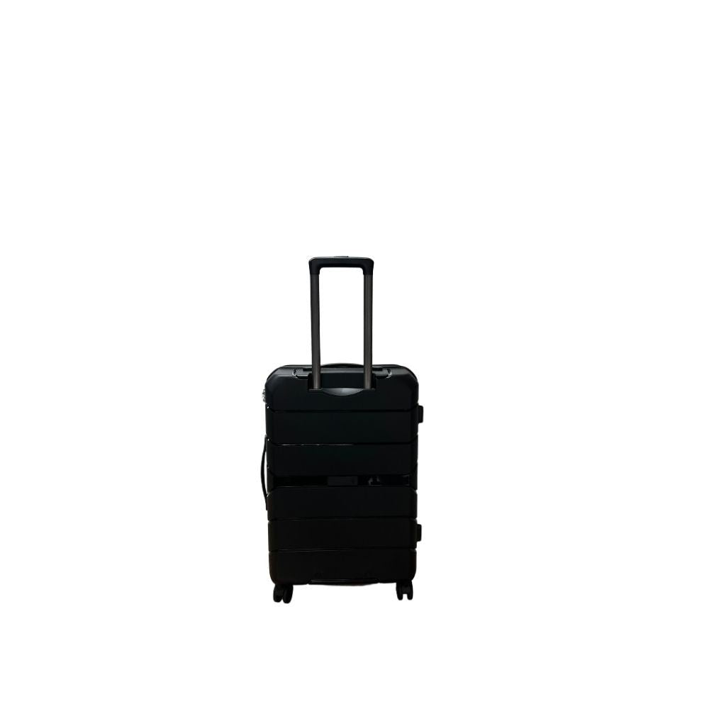 Maleta de Polipropileno con LLANTAS EXTRAIBLES LLG 10 Kg - Color Negro, Equipaje de Artículo Personal - Mundobags