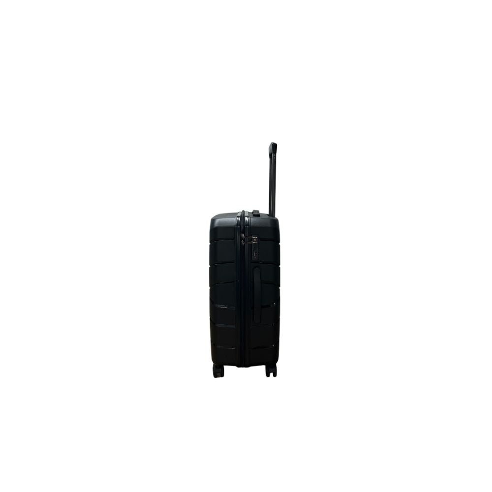 Maleta de Polipropileno con LLANTAS EXTRAIBLES LLG 10 Kg - Color Negro, Equipaje de Artículo Personal - Mundobags