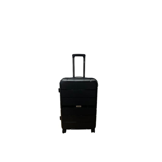Maleta de Polipropileno con LLANTAS EXTRAIBLES LLG 10 Kg - Color Negro, Equipaje de Artículo Personal - Mundobags
