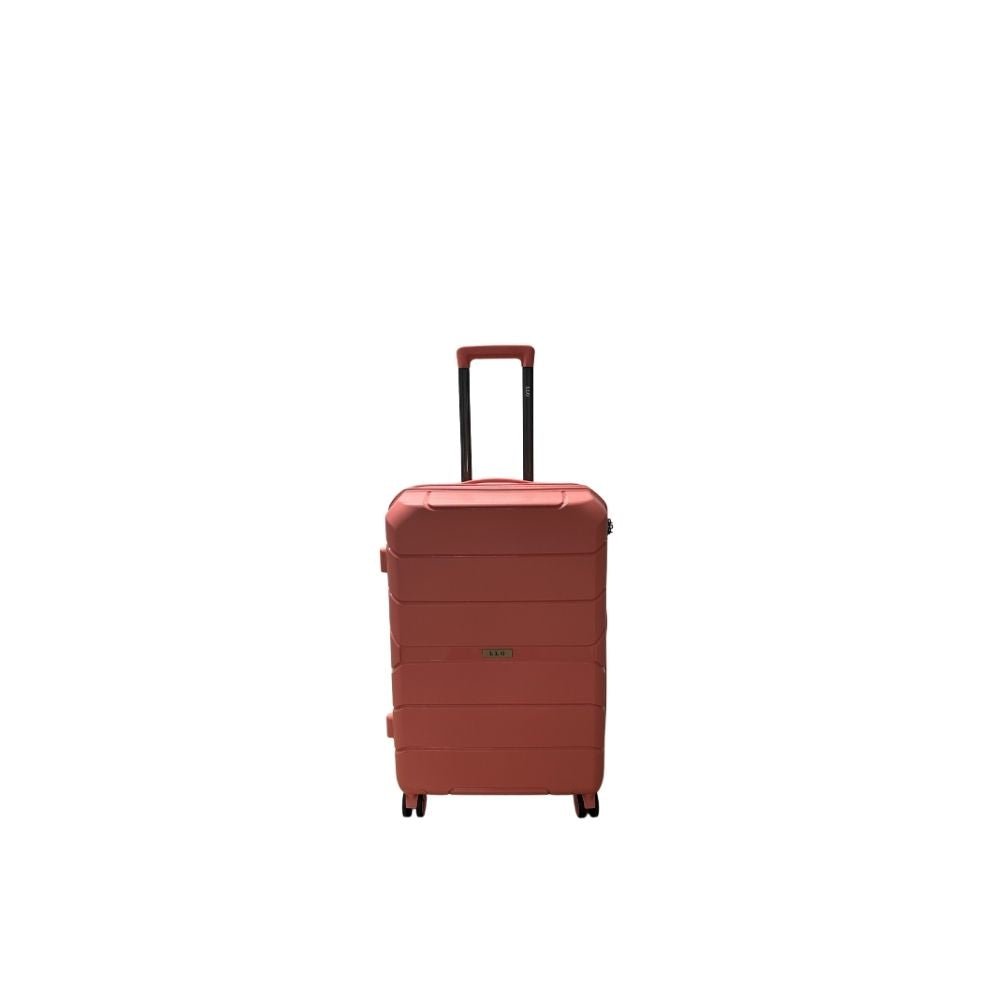 Maleta de Polipropileno con LLANTAS EXTRAIBLES LLG 10 Kg - Color Salmón, Equipaje de Artículo Personal - Mundobags