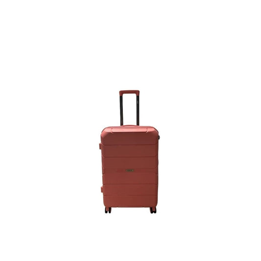 Maleta de Polipropileno con LLANTAS EXTRAIBLES LLG 10 Kg - Color Salmón, Equipaje de Artículo Personal - Mundobags