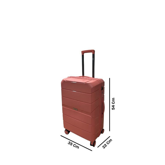 Maleta de Polipropileno LLG 12 Kg - Color Salmón, Equipaje de Mano - Mundobags