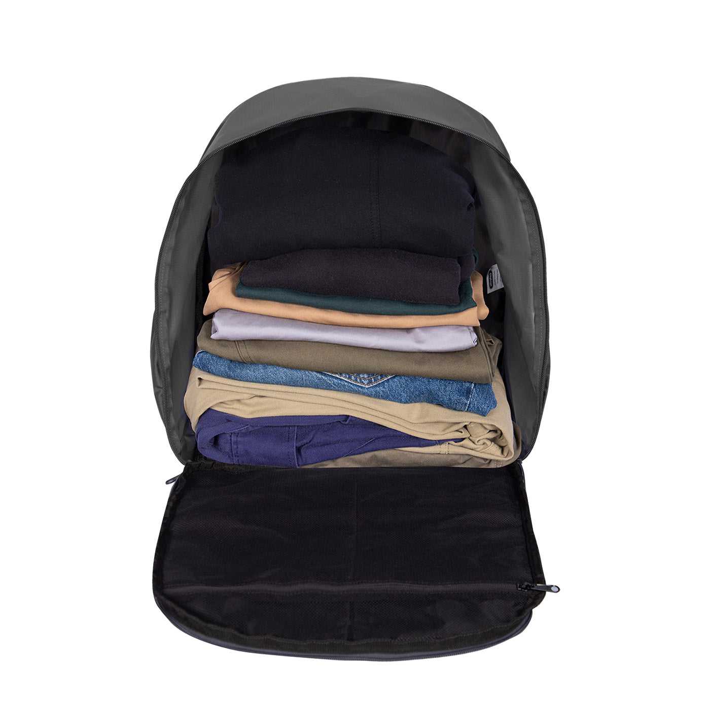 Morral Cabina Tapa Citybags Gris - Mundobags