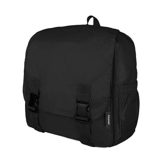Morral Cabina Tapa Citybags Negro - Mundobags