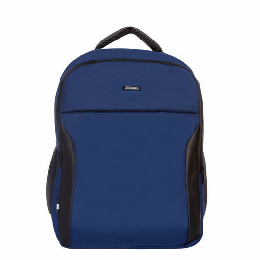 MORRAL LONA 3 COMPARTIMIENTOS APLIQUE SINTETICO AZUL OSCURO - Mundobags