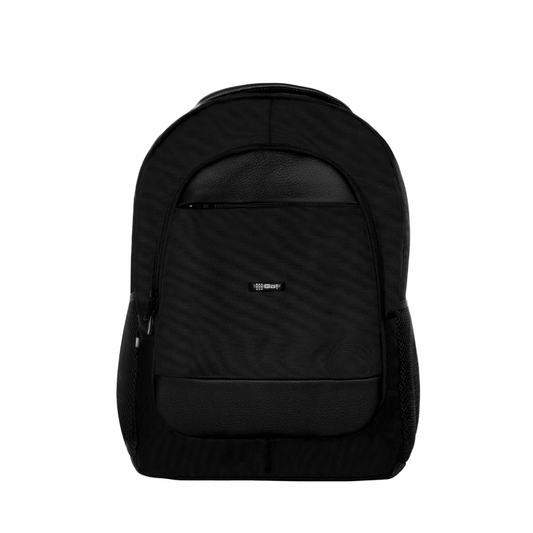 MORRAL LONA APLIQUE SINTETICO NEGRO - Mundobags