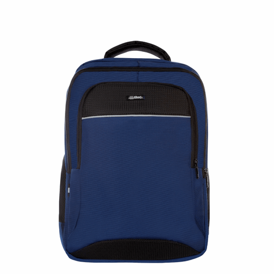 MORRAL LONA PORTATIL CON REFLECTIVO AZUL OSCURO - Mundobags