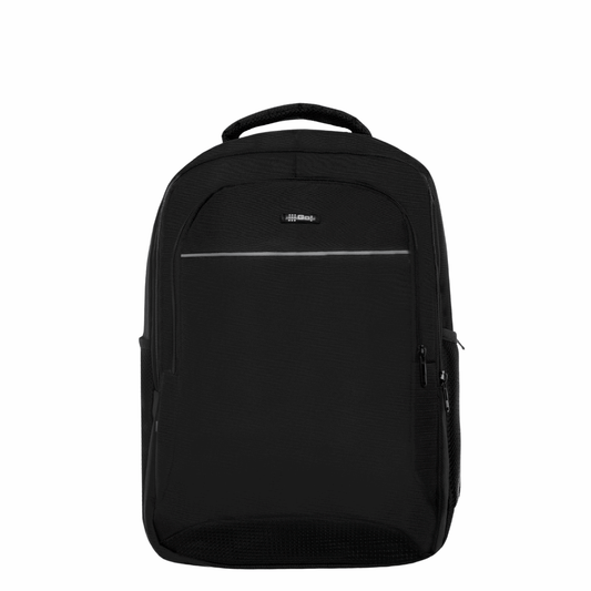 MORRAL LONA PORTATIL CON REFLECTIVO NEGRO - Mundobags