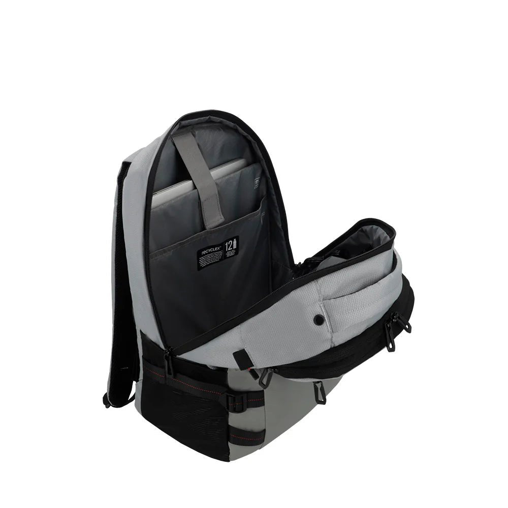 Morral para laptop 17" Reformation Meriton gris - Mundobags