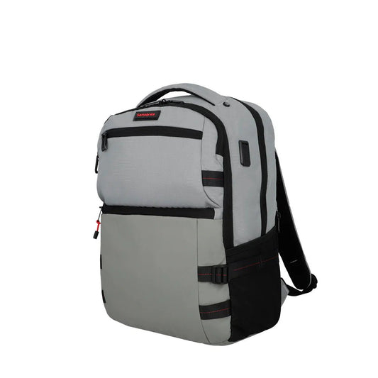 Morral para laptop 17" Reformation Meriton gris - Mundobags