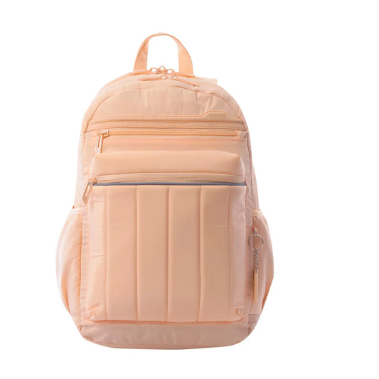 Morral Universitario Porta PC 14" Plaine Durazno Mujer - Mundobags