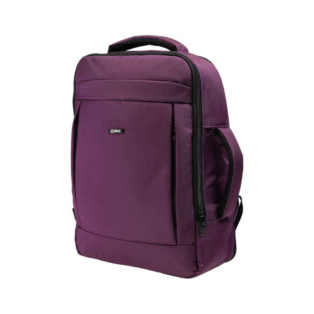 Morral Viajero con Expansión - Color Morado - Mundobags