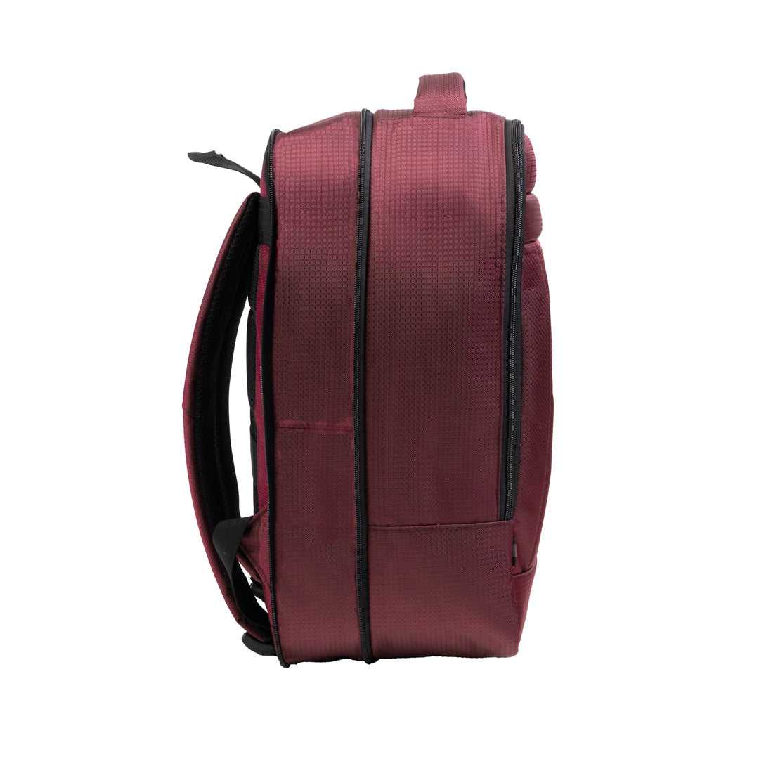 Morral Viajero con Expansión - Color Vinotinto - Mundobags