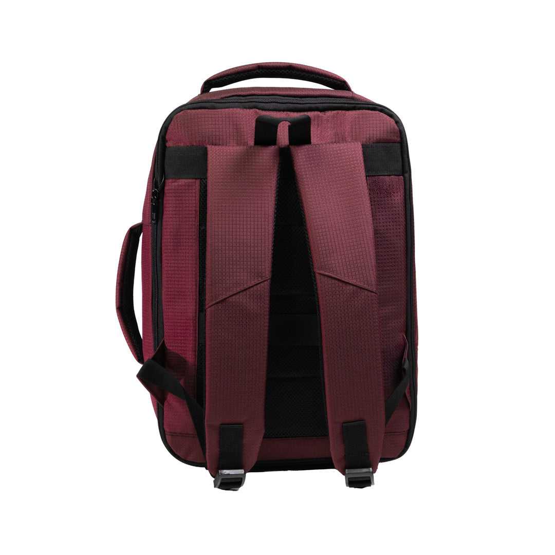 Morral Viajero con Expansión - Color Vinotinto - Mundobags